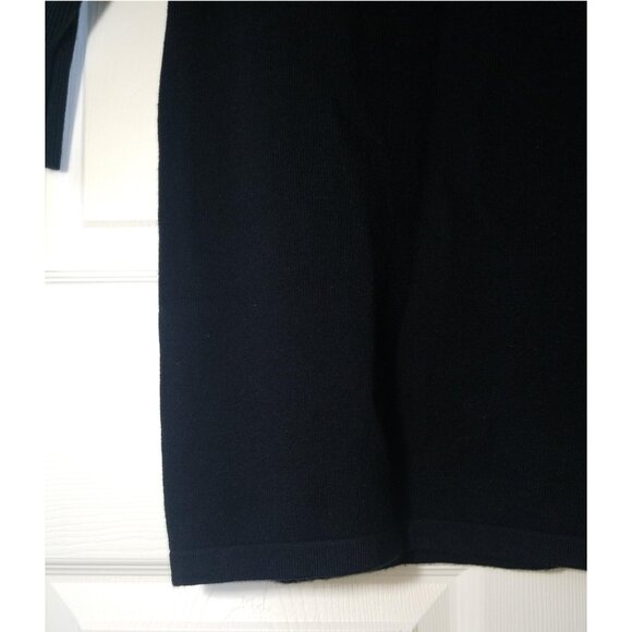 French Connection Black Sweater Dress Medium - Picture 3 of 5